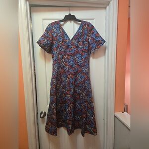 NWT Draper James Cotton Poplin Midi